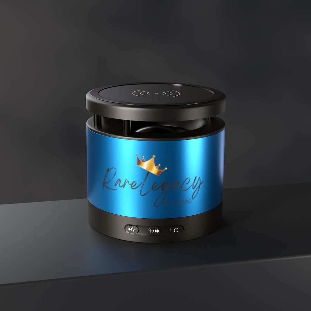 Metal Bluetooth Speaker and Wireless Charging Pad