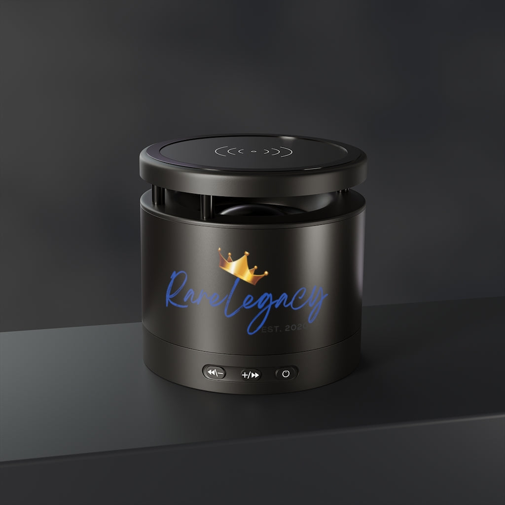 Metal Bluetooth Speaker and Wireless Charging Pad