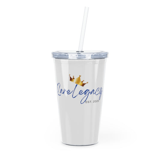 Plastic Tumbler with Straw